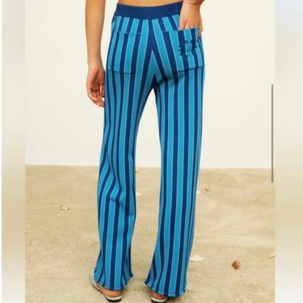 SIMONMILLER Jabber Pant knit blue striped Small